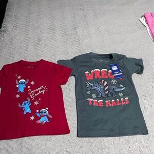 Bundle Boys Christmas Tshirt Size 5